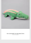 Realistic Crocodile Plush Squeaky Chew Puppy Teeth Toy