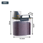 Cat Dog Food Storage Container Sealed Plastic Airtight