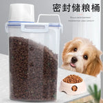 Cat Dog Food Storage Container Sealed Plastic Airtight