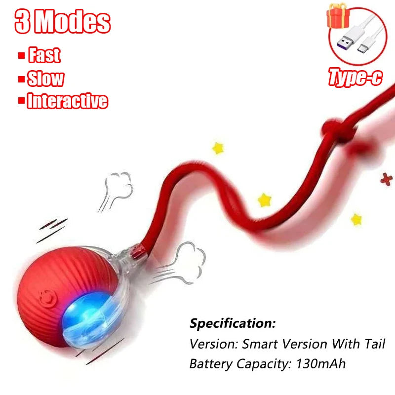 Interactive Cat Ball Rolling Hide Seek Motion Toy
