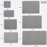 Double Layer Cat Litter Mat Waterproof Toilet Rug