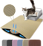Cat Litter Mat Double Layer Non Slip Waterproof Mat