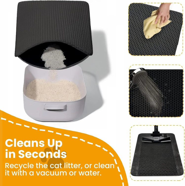 Cat Litter Mat Double Layer Non Slip Waterproof Mat