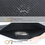 Double Layer Cat Litter Mat Waterproof Toilet Rug
