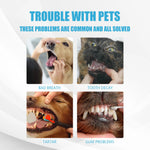 Pet Toothpaste Edible Tartar Control Breath Fresh Dogs