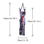 Halloween Decorations Electric Voice-activated Hanging Ghost Clown Hanging Ghost Haunted House Horror Decoration Props