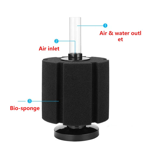 Aquarium Filter Sponge Fish Tank Air Pump Bio Filter