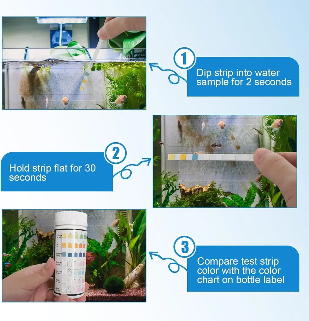 Aquarium Water PH Test Strips Quality Kit Fish Tank