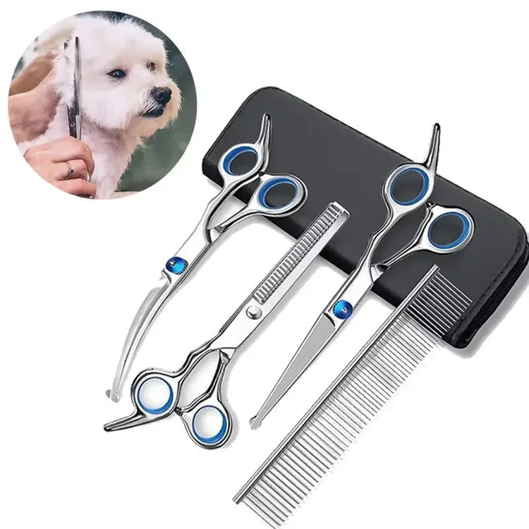 Pet Safe Grooming Scissors Stainless Steel Dog Shears