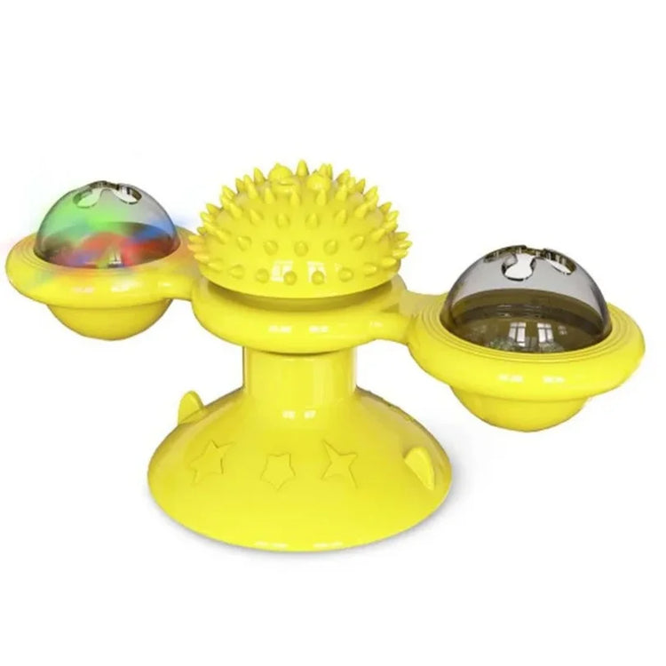 Windmill Cat Toy Interactive Puzzle Game Whirligig