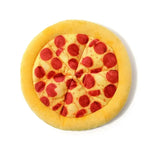 Plush Dog Pizza Squeak Chew Grinding Teeth Toy Supplies