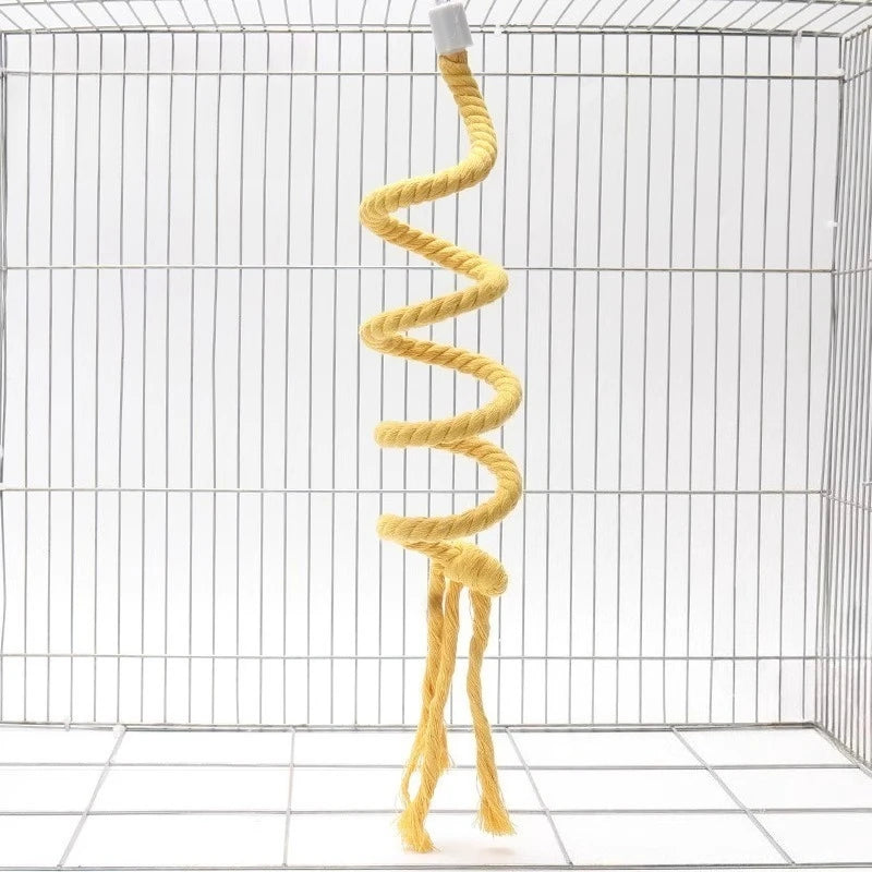 Parrot Climbing Rope Bird Chew Swing Toys Pet Set
