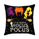 1pc/4pcs Halloween decoration pillow cover, trick or treat cushion cover, ghost, pumpkin head, bat decoration sofa cushion cover
