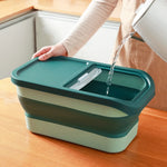 Collapsible Cat Dog Food Storage Container Airtight Box