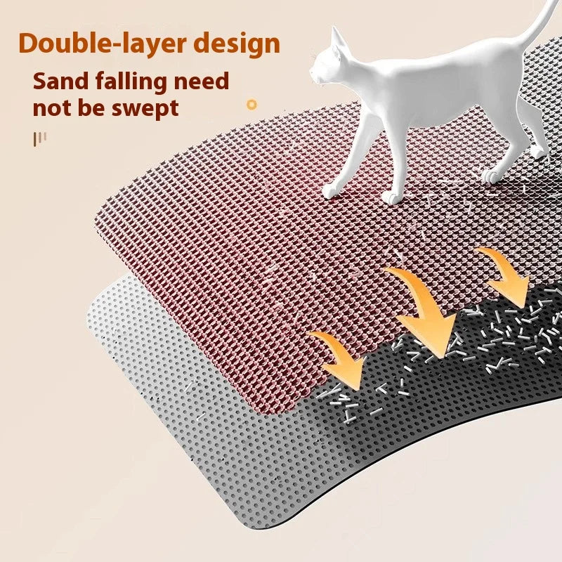 Extra Large Cat Litter Mat Heavy Waterproof Non Slip