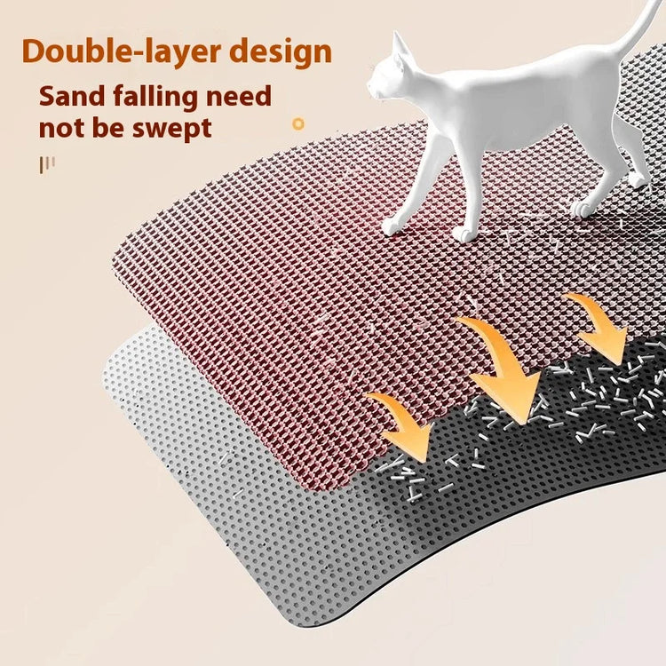 Extra Large Cat Litter Mat Heavy Waterproof Non Slip
