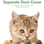 4in1 Rotating Catnip Silvervine Ball Teeth Cleaning Toy Safe