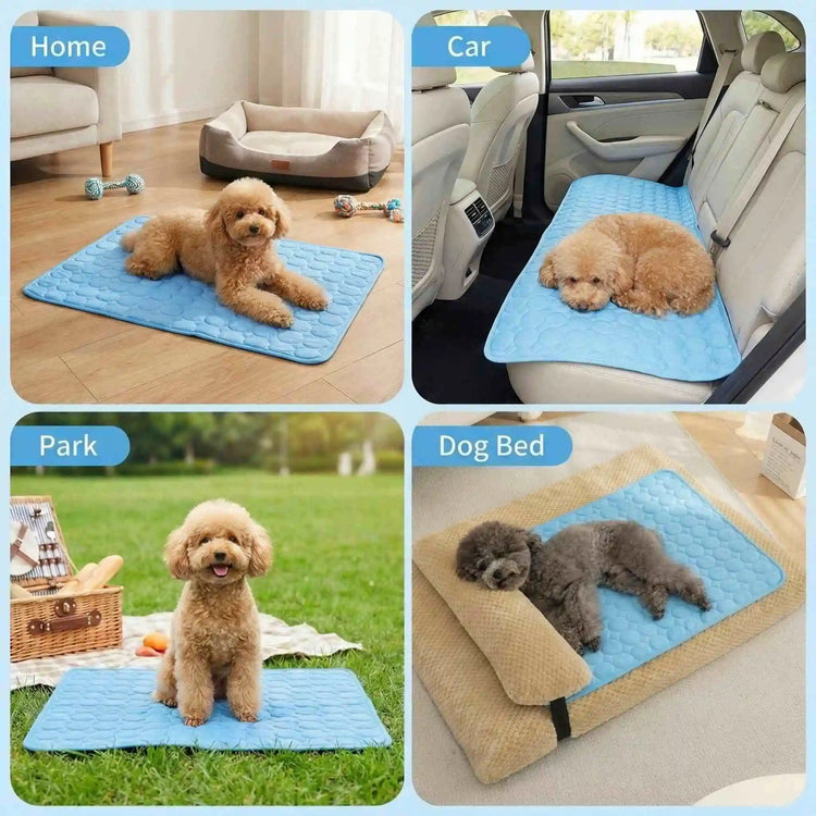 Dog Cooling Ice Bed Mat Summer Cold Pet Bed Cool