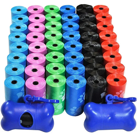 120 Rolls Dog Poop Bags Outdoor Clean Refill Garbage