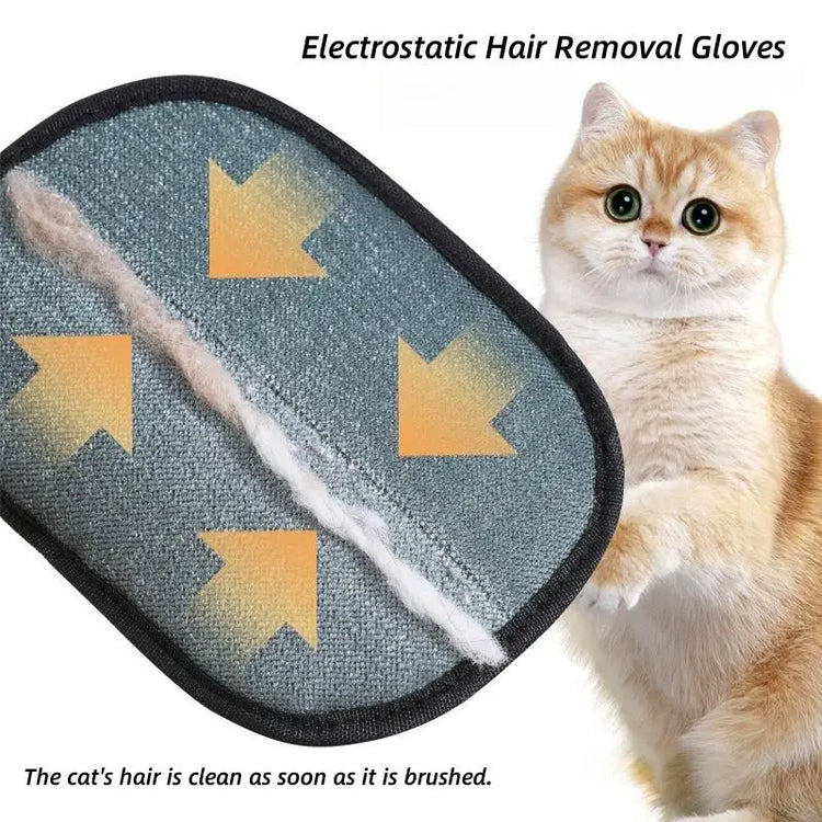 Pet Hair Remover Gloves Electrostatic Reusable Grooming