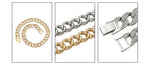 Dog Gold Chain Luxury Diamond Collar Metal Necklace