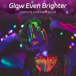 6PCS 25ml Fluorescent Paint Glow In The Dark Light Body Paint Face Painting for Party Halloween Event Makeup Club Makeup Xmas Gl