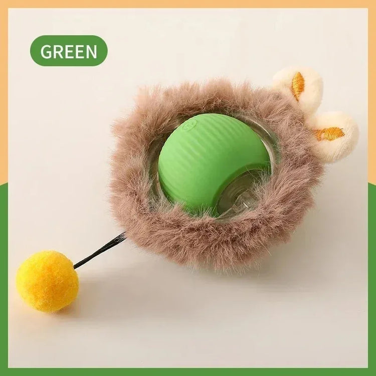Interactive Cat Ball Rolling Hide Seek Motion Toy