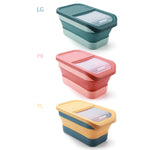 Collapsible Cat Dog Food Storage Container Airtight Box