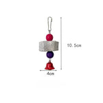 Flower Bird Molar Parrot Grinding Stone Cage Toy