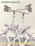  Skeleton Figure Action Skeleton Figurines With Multiple Accessories Realistic Movable Joints Model Statue For Christmas