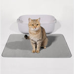 Double Layer Cat Litter Mat Waterproof Toilet Rug