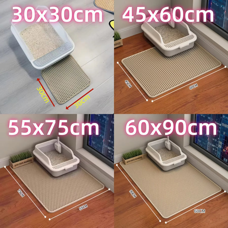 Extra Large Cat Litter Mat Heavy Waterproof Non Slip