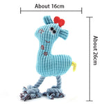 Dogs Plush Interactive Chew Teeth Grinding Squeak Toy Puppy Kitten