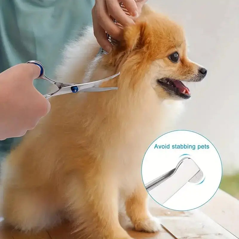 Pet Safe Grooming Scissors Stainless Steel Dog Shears