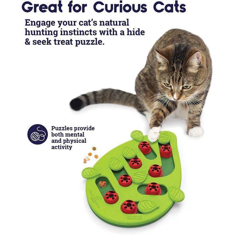Rainy Day Cat Puzzle Treat Puzzle Scratch Board