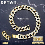 Dog Gold Chain Luxury Diamond Collar Metal Necklace