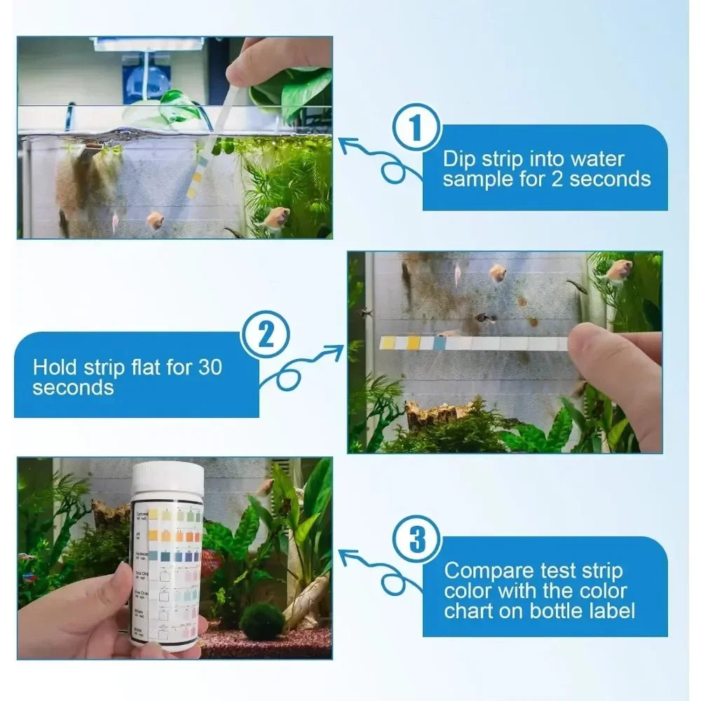 Aquarium Water PH Test Strips Quality Kit Fish Tank
