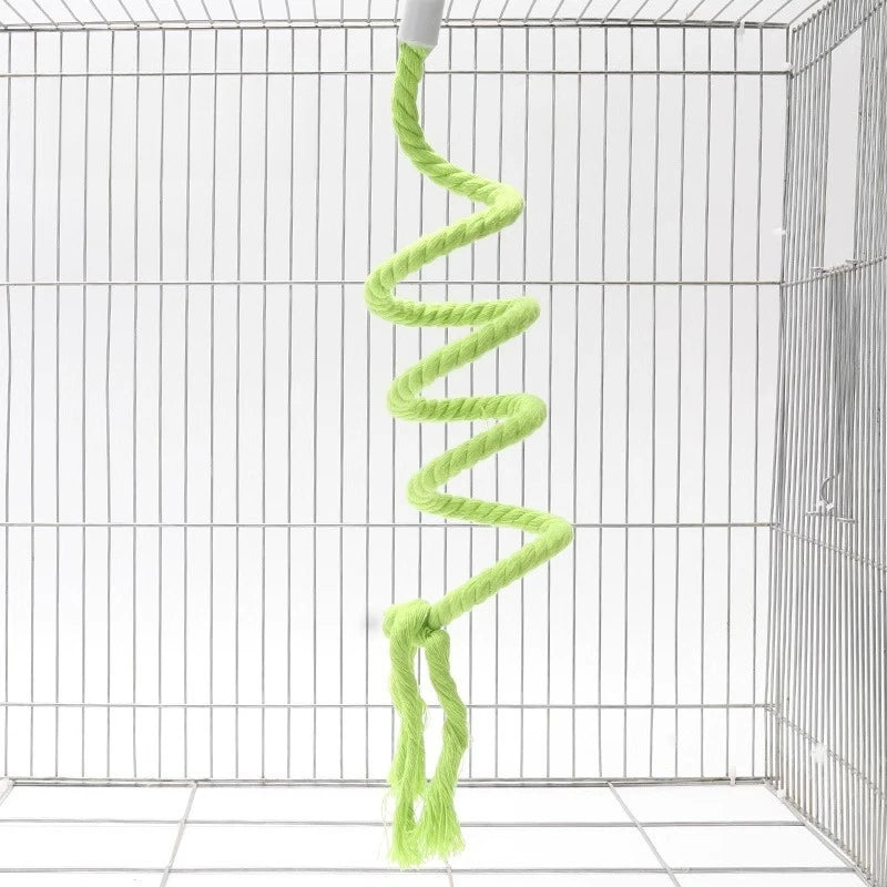 Parrot Climbing Rope Bird Chew Swing Toys Pet Set