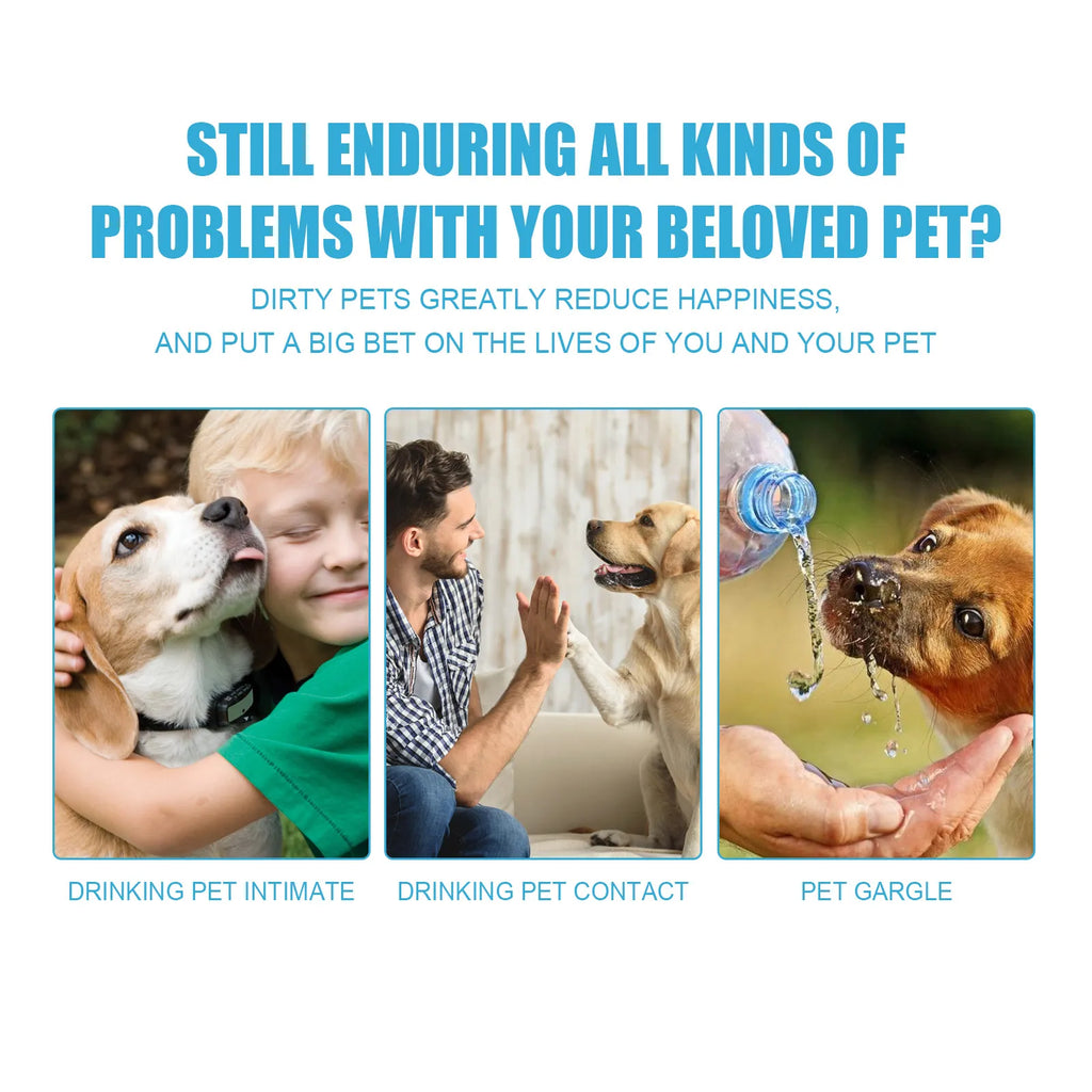 Pet Toothpaste Edible Tartar Control Breath Fresh Dogs