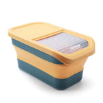 Collapsible Cat Dog Food Storage Container Airtight Box