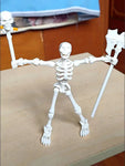  Skeleton Figure Action Skeleton Figurines With Multiple Accessories Realistic Movable Joints Model Statue For Christmas