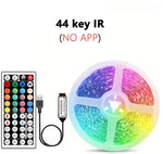 Smart RGB 5050 LED Wall Strip Lights Bluetooth Music Sync APP Remote Flexible Ribbon for TV Backlight Bedroom Home Party Decor
