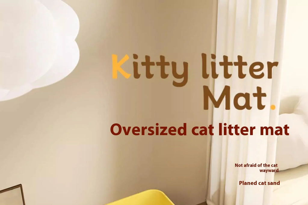 Extra Large Cat Litter Mat Heavy Waterproof Non Slip