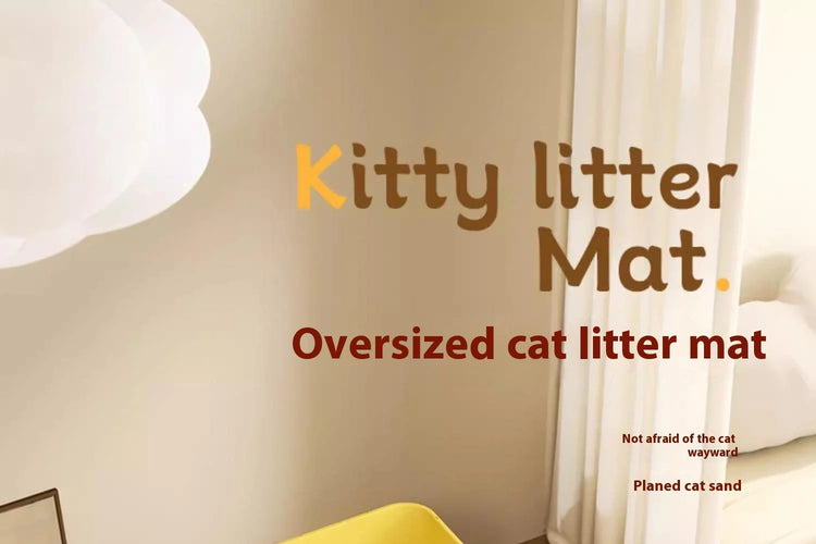 Extra Large Cat Litter Mat Heavy Waterproof Non Slip