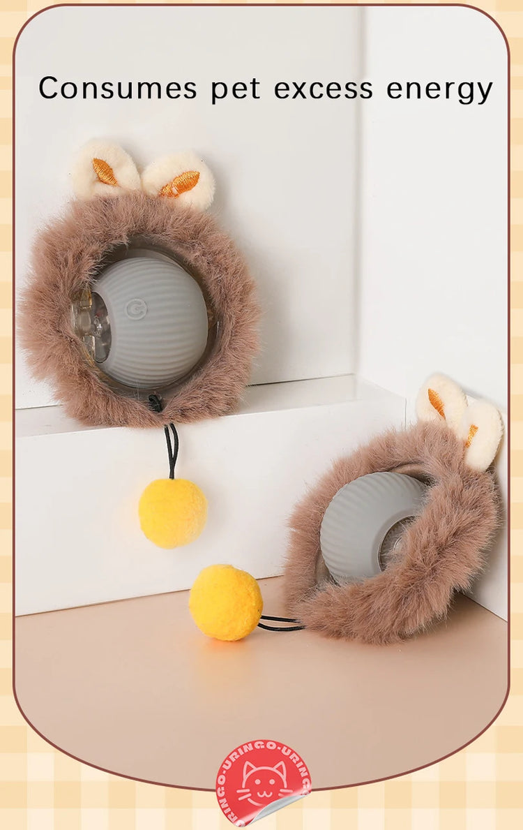 Interactive Cat Ball Rolling Hide Seek Motion Toy