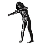 Scary Zombie Costume Cosplay Skeleton Skull Costume Suit Halloween Costume for Kids Adult Carnival Party Dress Up
