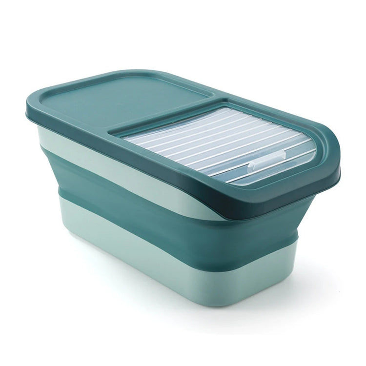 Collapsible Cat Dog Food Storage Container Airtight Box