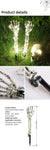 2PC Halloween Solar Garden Lights Outdoor Waterproof Ghost Hand LED Stake Lights Horror Atmosphere Decoration Lamp  For Festival