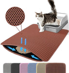 Cat Litter Mat Double Layer Non Slip Waterproof Mat