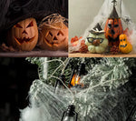 Halloween Decoration White Spider Web Artificial Stretchy Cobweb for Halloween Scary Home Party Scene Props Haunted House Decor
